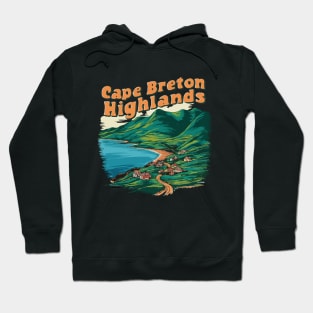 Cape Breton Highlands. Canadian Island Hoodie